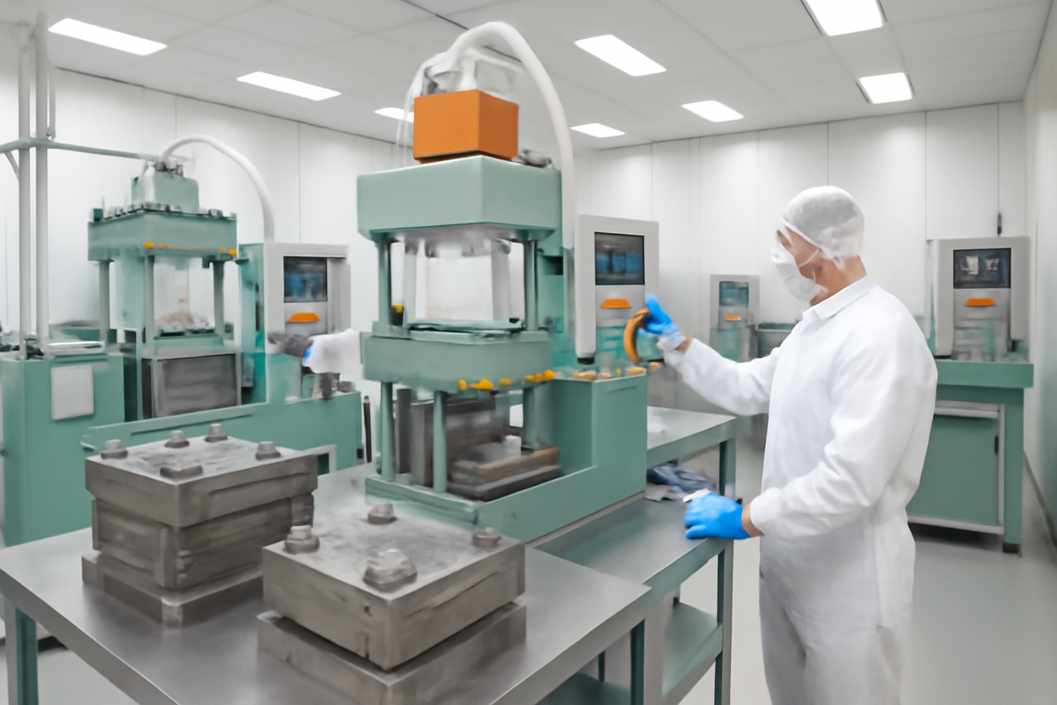 Silicone Rubber Moulding Supports Medical Device