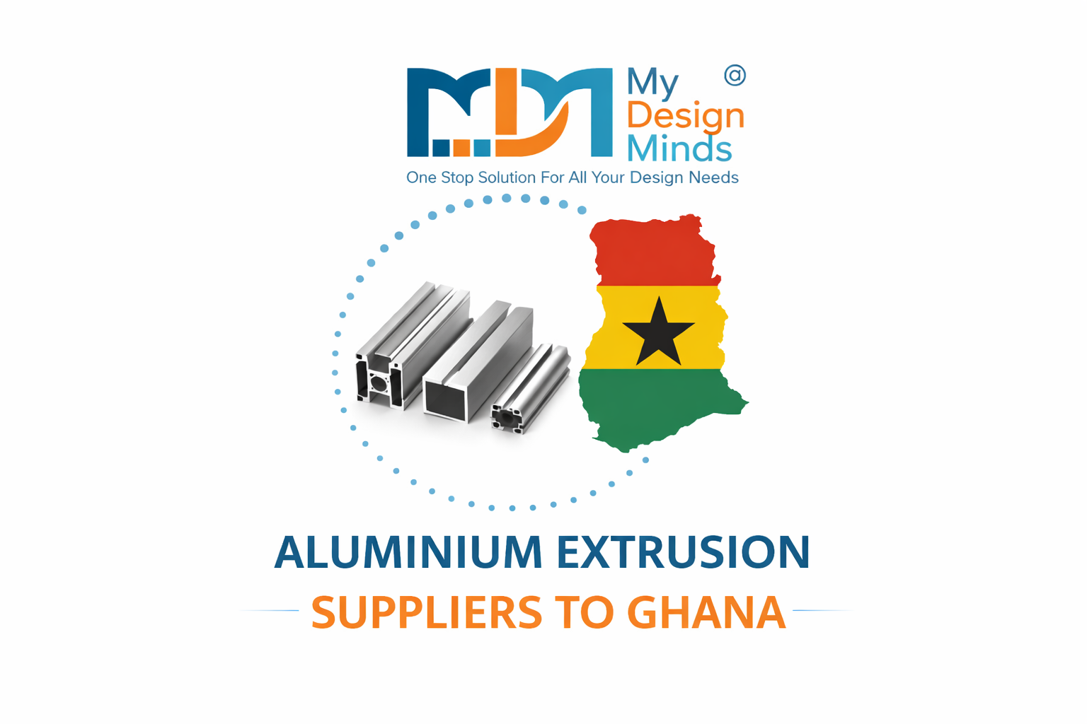 Aluminium extrusion suppliers to Ghana
