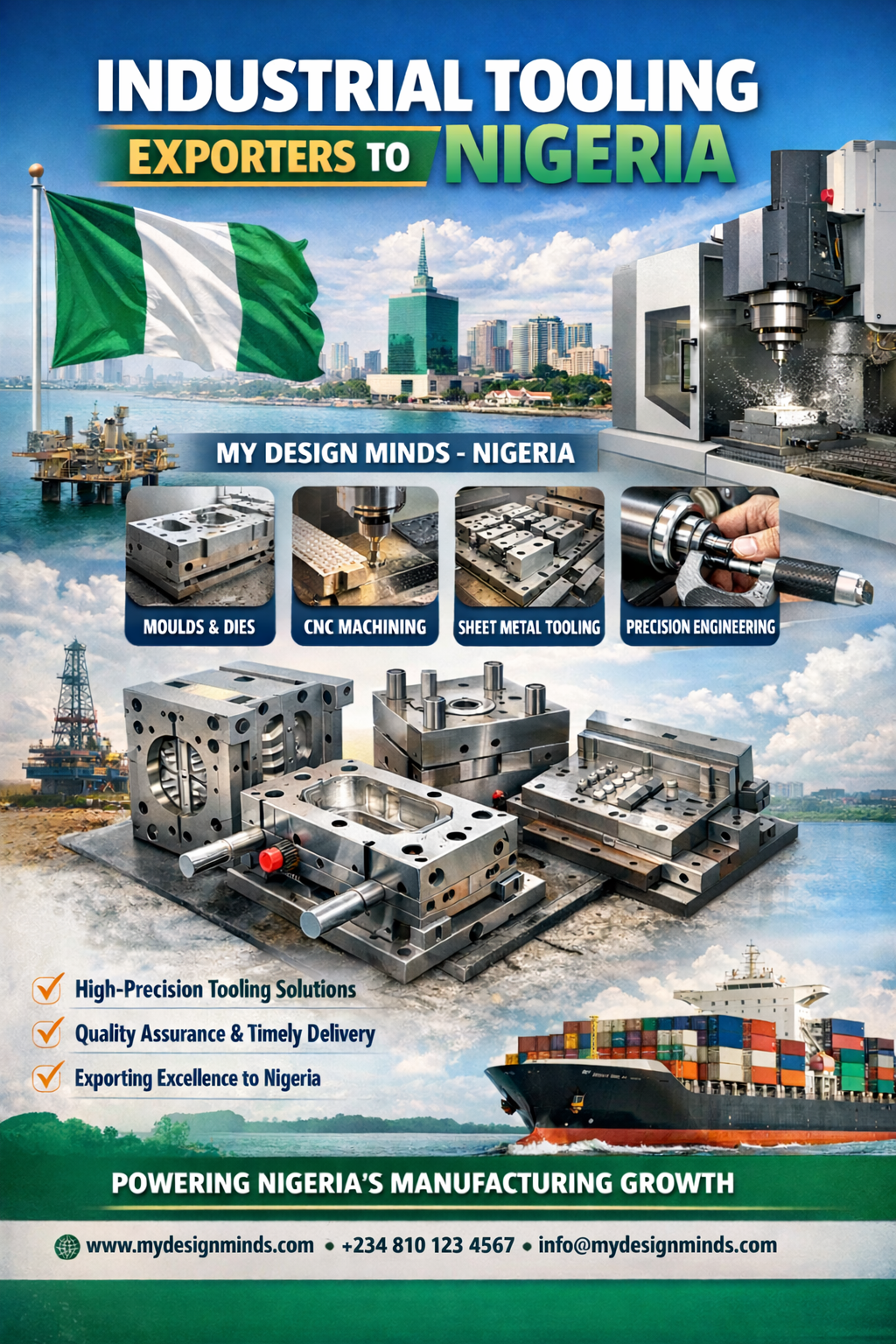 Industrial tooling exporters to Nigeria
