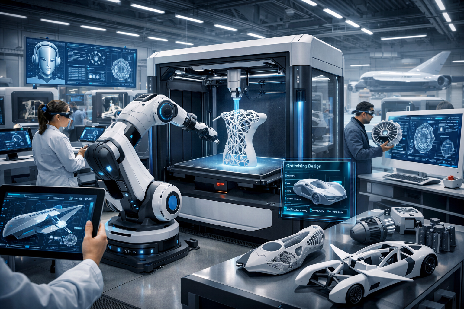 AI-driven 3D printing
