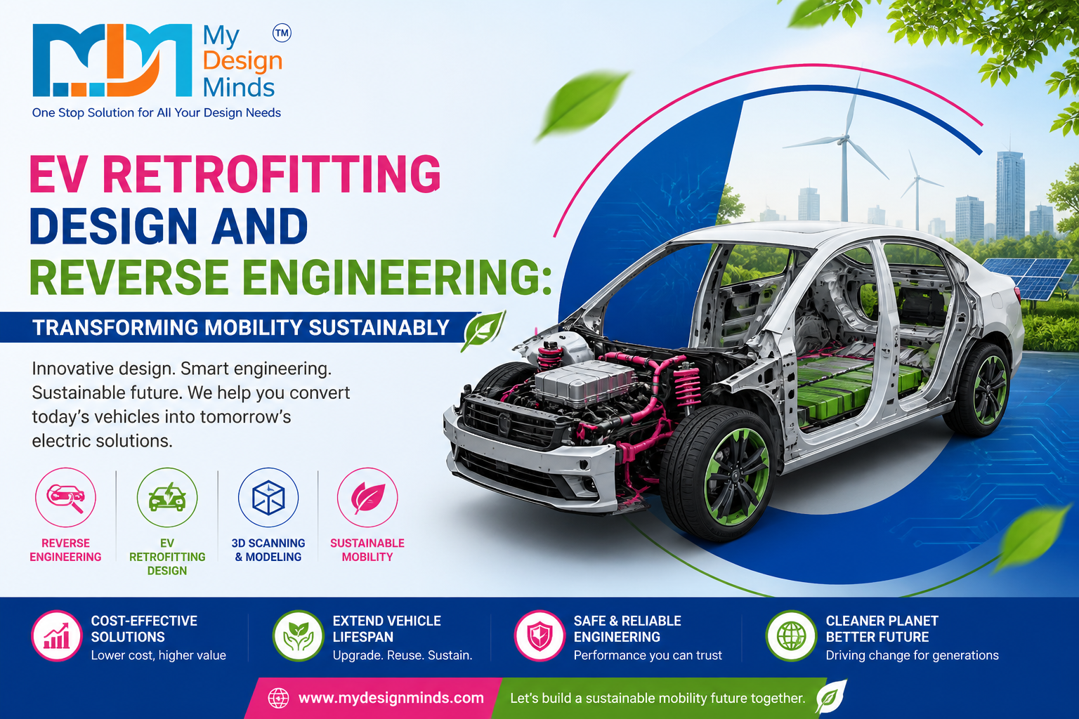 EV- Retrofitting Design and Reverse engineering